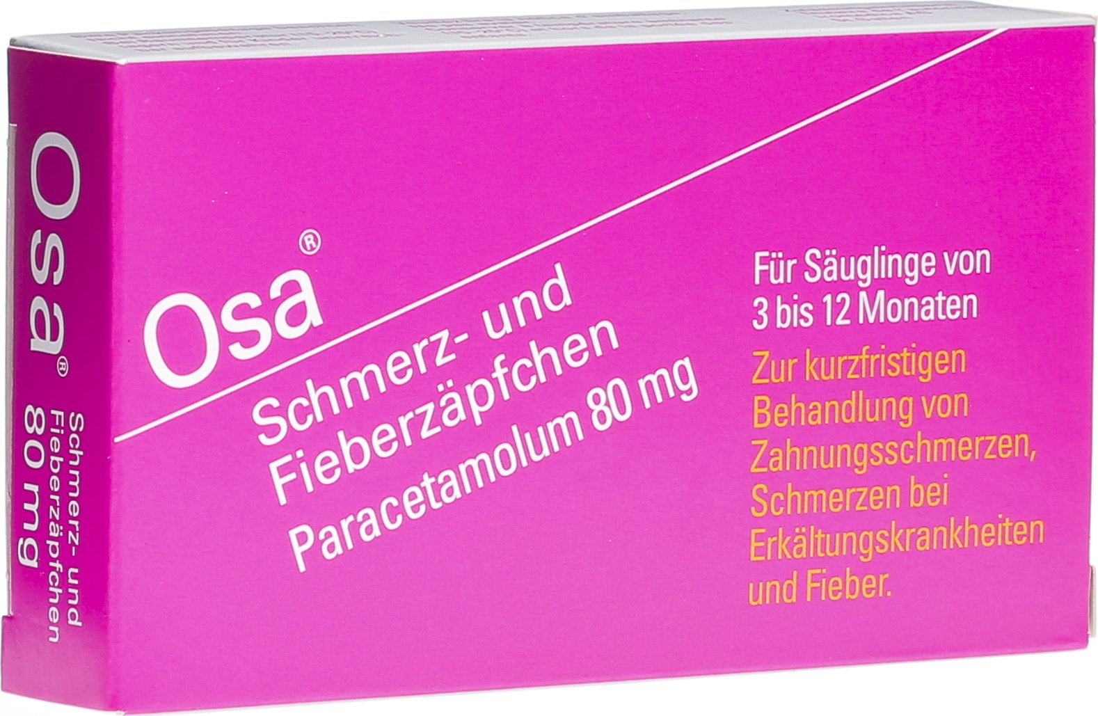 Osa Schmerz Und Fieberzaepfchen 80mg 10 Stuck In Der Adler Apotheke