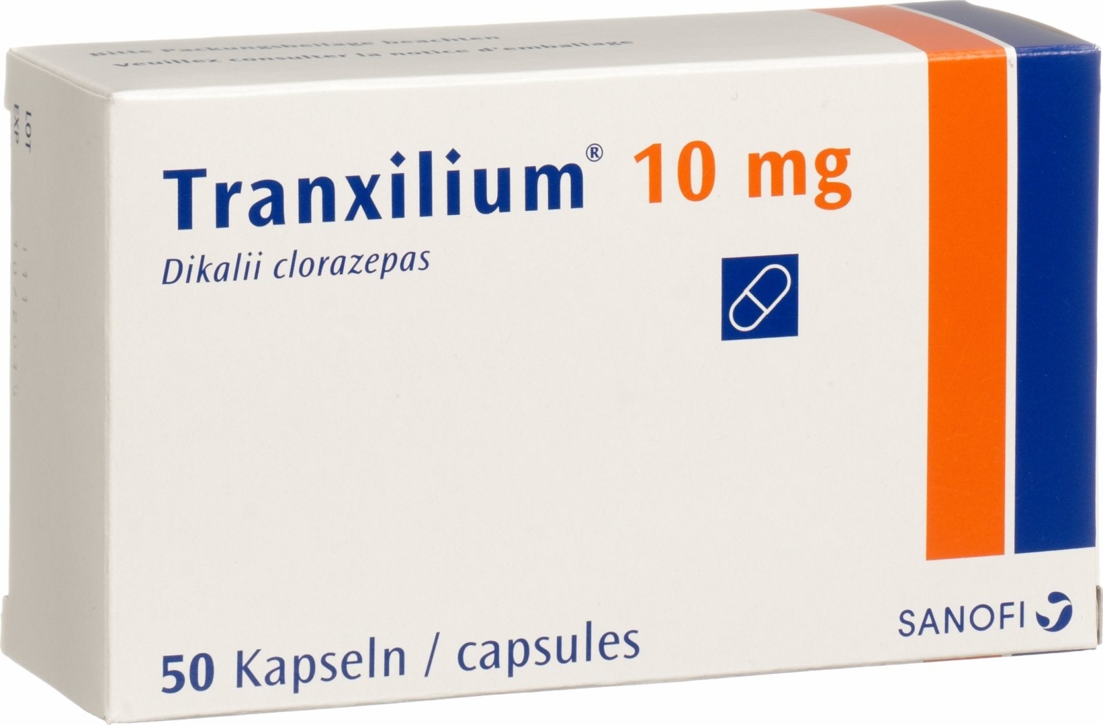 Tranxilium Kapseln 10mg 50 Stück in der Adler Apotheke