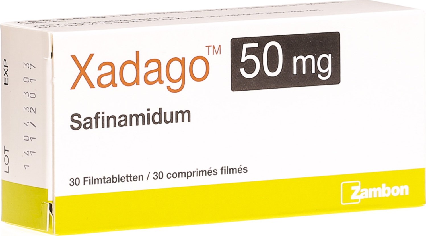 Xadago Filmtabletten 50mg 30 Stück in der Adler Apotheke
