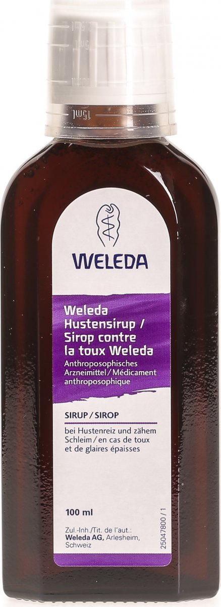 Weleda Hustensirup Flasche 100ml in der Adler Apotheke