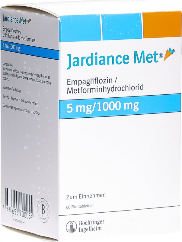 Jardiance Met Filmtabletten 5/1000mg 60 Stück in der Adler Apotheke