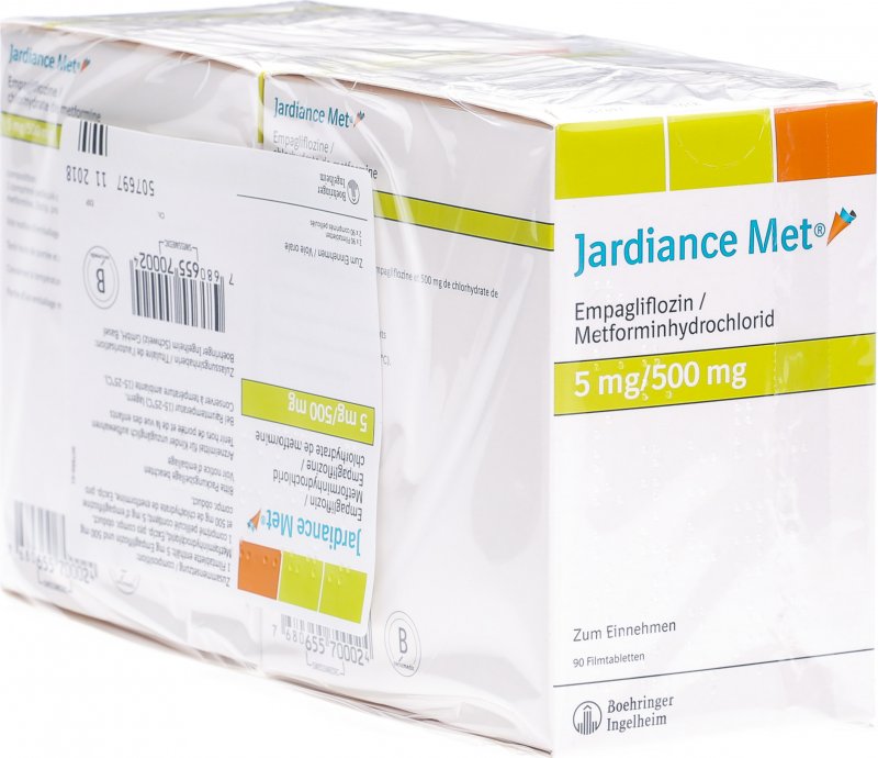 Jardiance Met Filmtabletten 5/500mg 2x 90 Stück in der Adler Apotheke