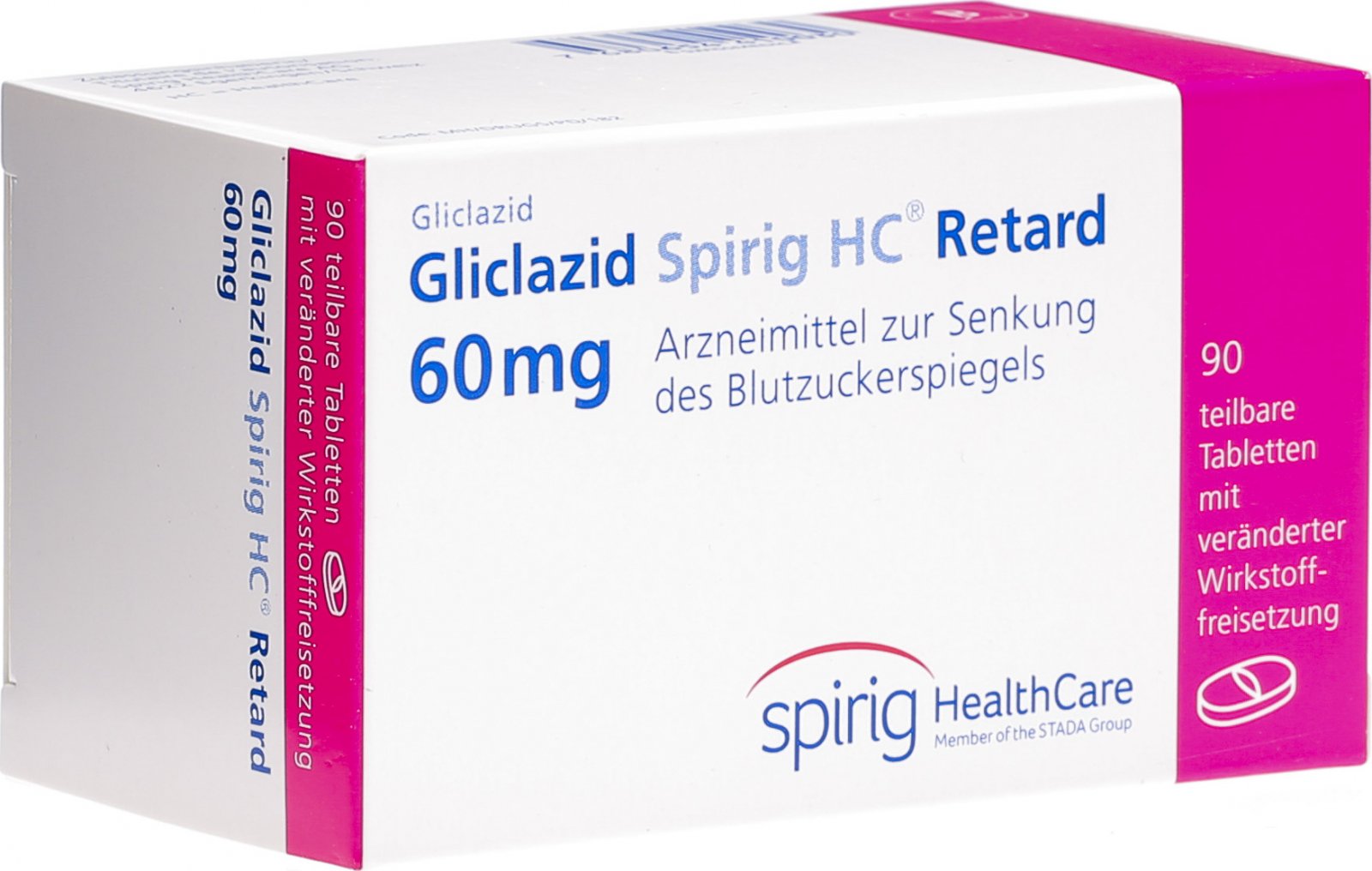 Gliclazid Spirig HC Retard Tabletten 60mg 90 Stück in der Adler Apotheke