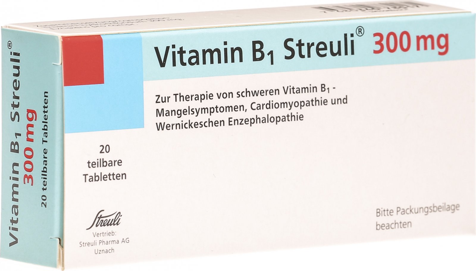 Vitamin B1 Streuli Tabletten 300mg 20 Stück in der Adler Apotheke