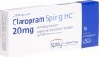 Claropram Spirig HC Filmtabletten 20mg 14 Stück