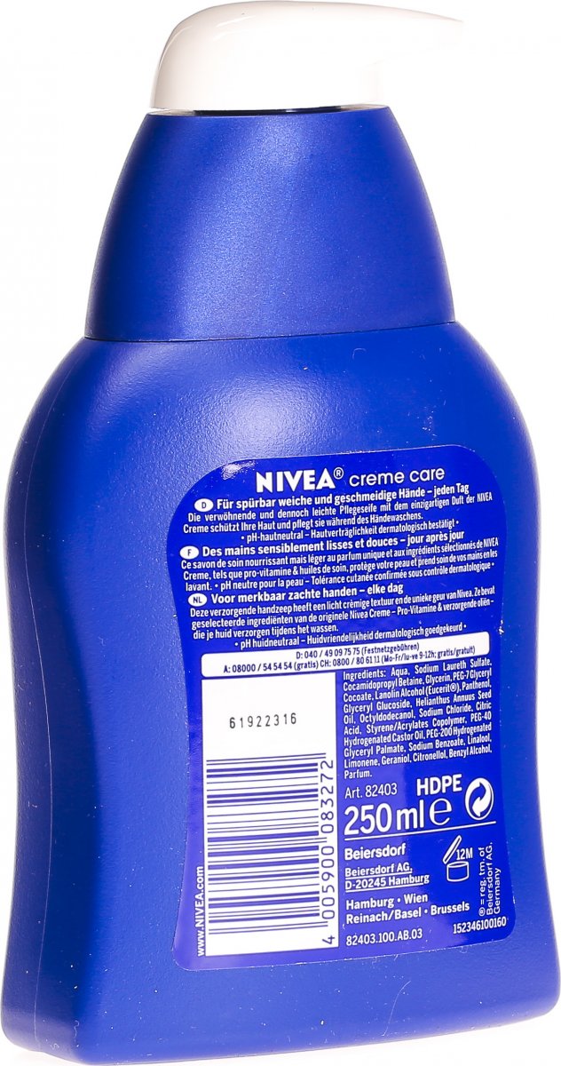 Nivea Pflegeseife Creme Care 250ml in der Adler Apotheke