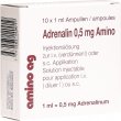 Adrenalin Amino Injektionslösung 0.5mg/ml 10 Ampullen 1ml