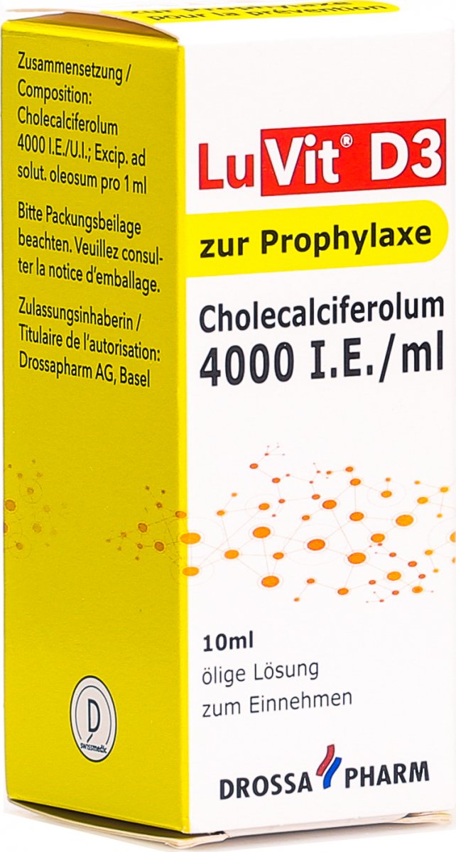 Luvit D3 Oelige Lösung 4000 Ieml Zur Prophylaxe 10 In Der