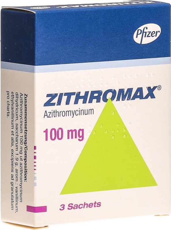 Zithromax Granulat 100mg Beutel 3 Stück in der Adler Apotheke