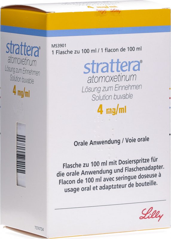Strattera Lösung 4mg/ml 100ml in der Adler Apotheke