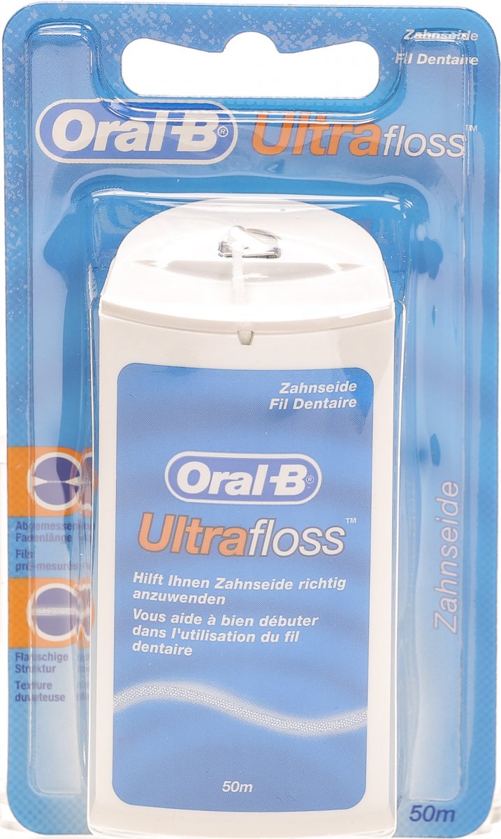 Oral B Ultra Floss Zahnseide 50 Meter in der Adler Apotheke