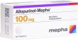 Allopurinol Mepha Tabletten 100mg 50 Stück