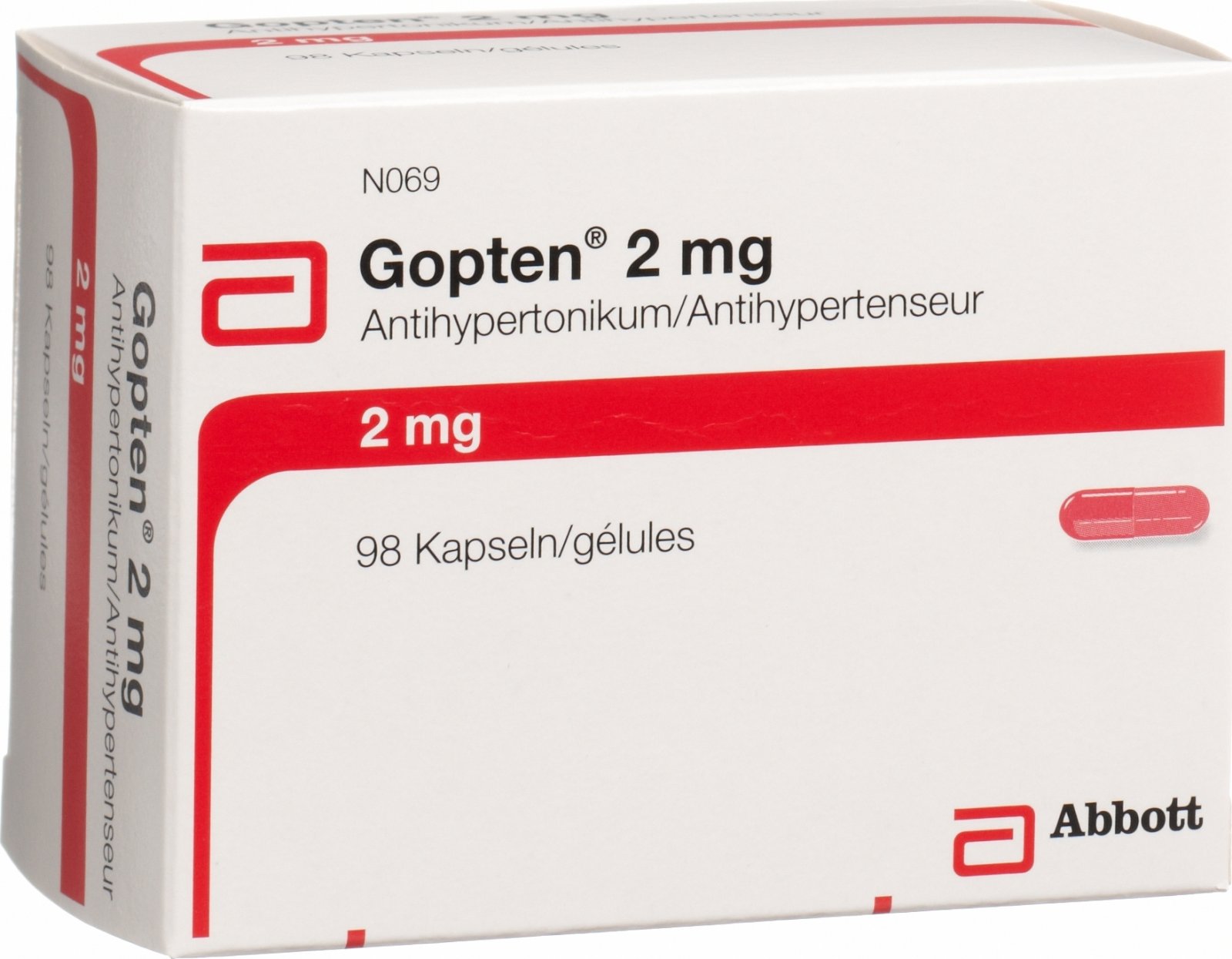 Gopten Kapseln 2mg 98 Stück in der Adler Apotheke