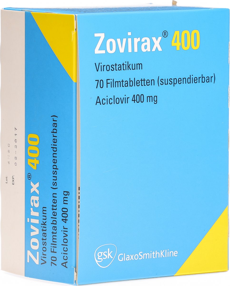Zovirax Filmtabletten 400mg 70 Stück in der Adler Apotheke