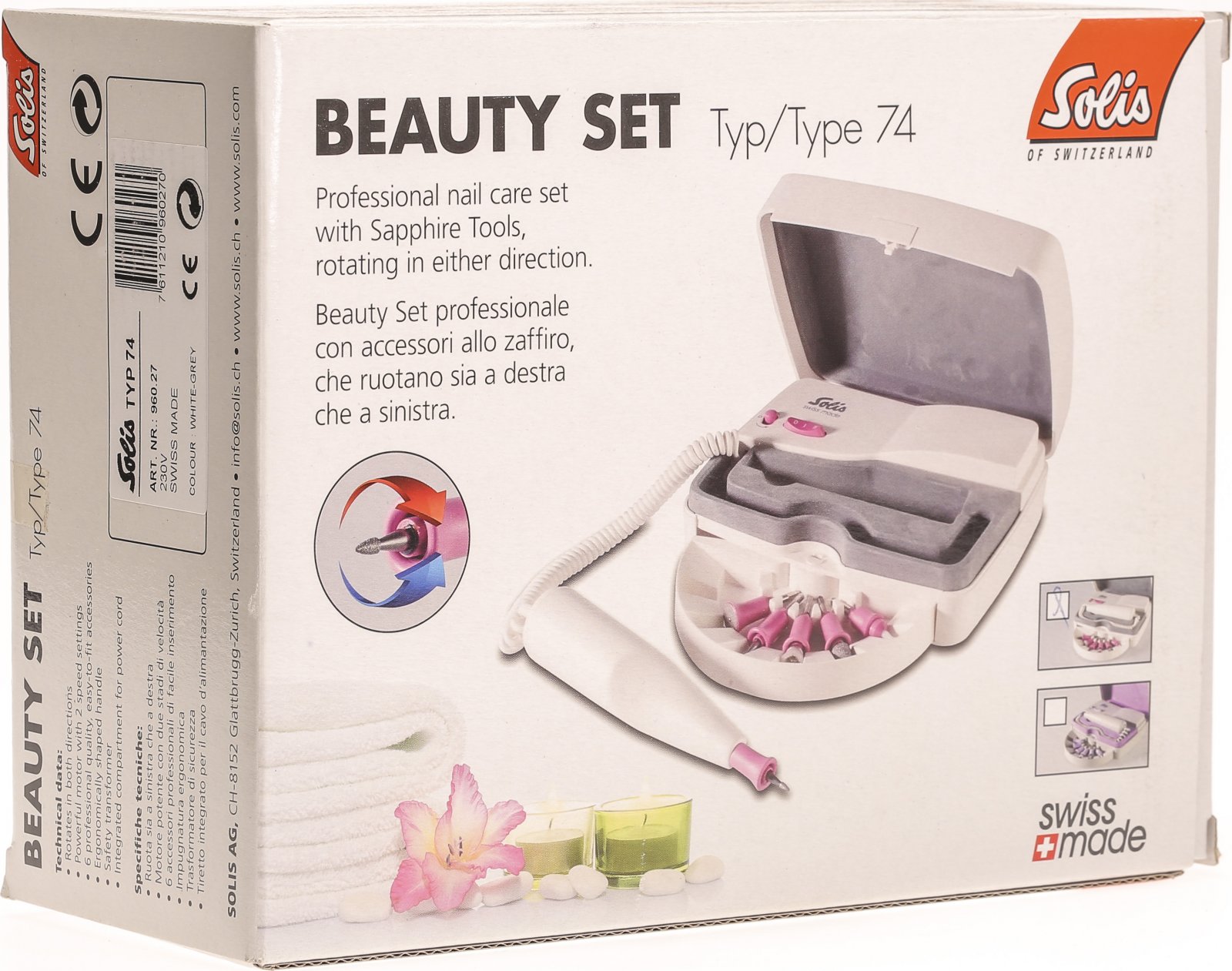 Solis Beauty Set Manicure Pedicure Typ 74 Weiss in der Adler Apotheke