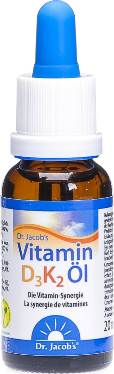 Dr Jacobs Vitamin D3k2 öl 20ml In Der Adler Apotheke