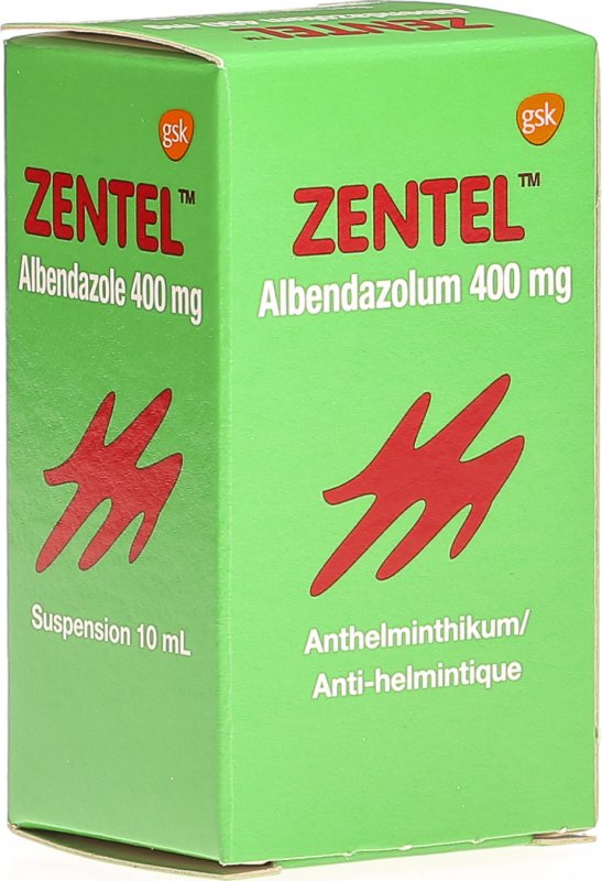 Zentel Suspension 10ml in der Adler Apotheke