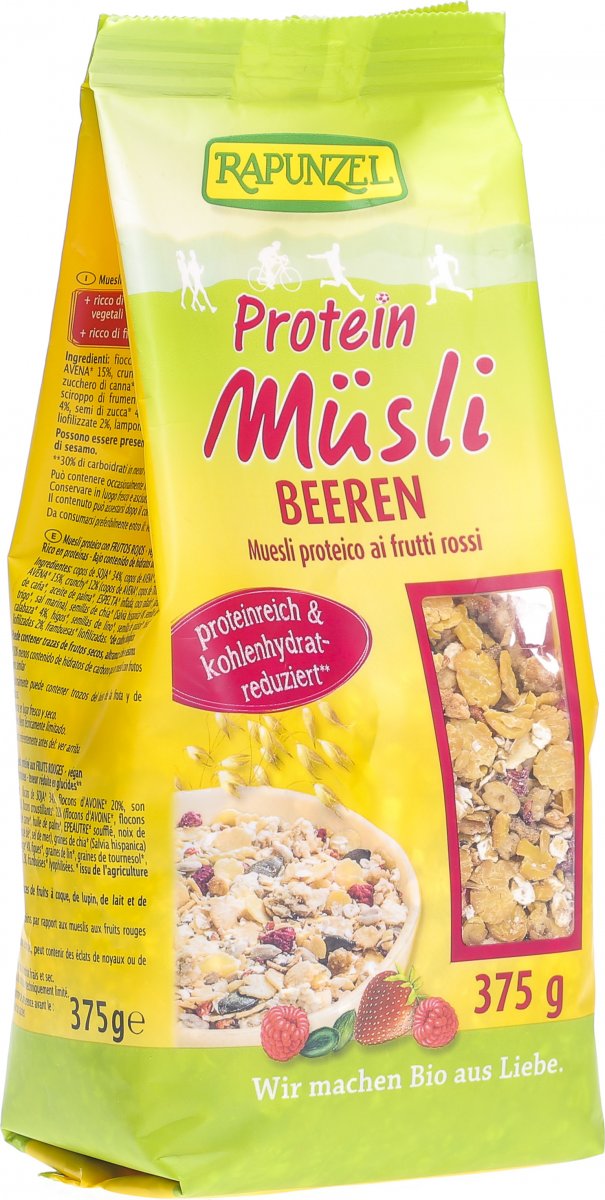 Rapunzel Protein-Müsli Beeren 375g in der Adler Apotheke