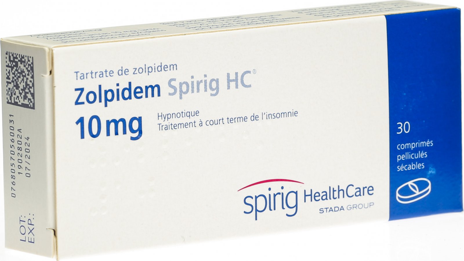 Zolpidem Spirig HC Filmtabletten 10mg 30 Stück in der Adler Apotheke