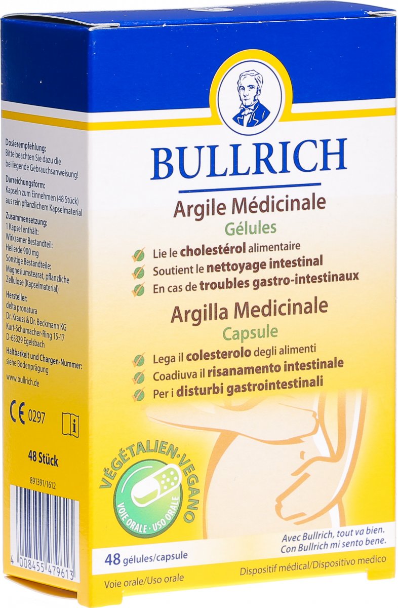 Bullrich Heilerde Kapseln 48 Stück in der Adler Apotheke