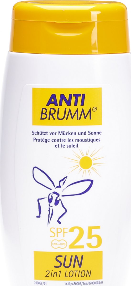 Anti Brumm Sun SPF 25 2in1 Lotion Flasche 150ml in der Adler Apotheke