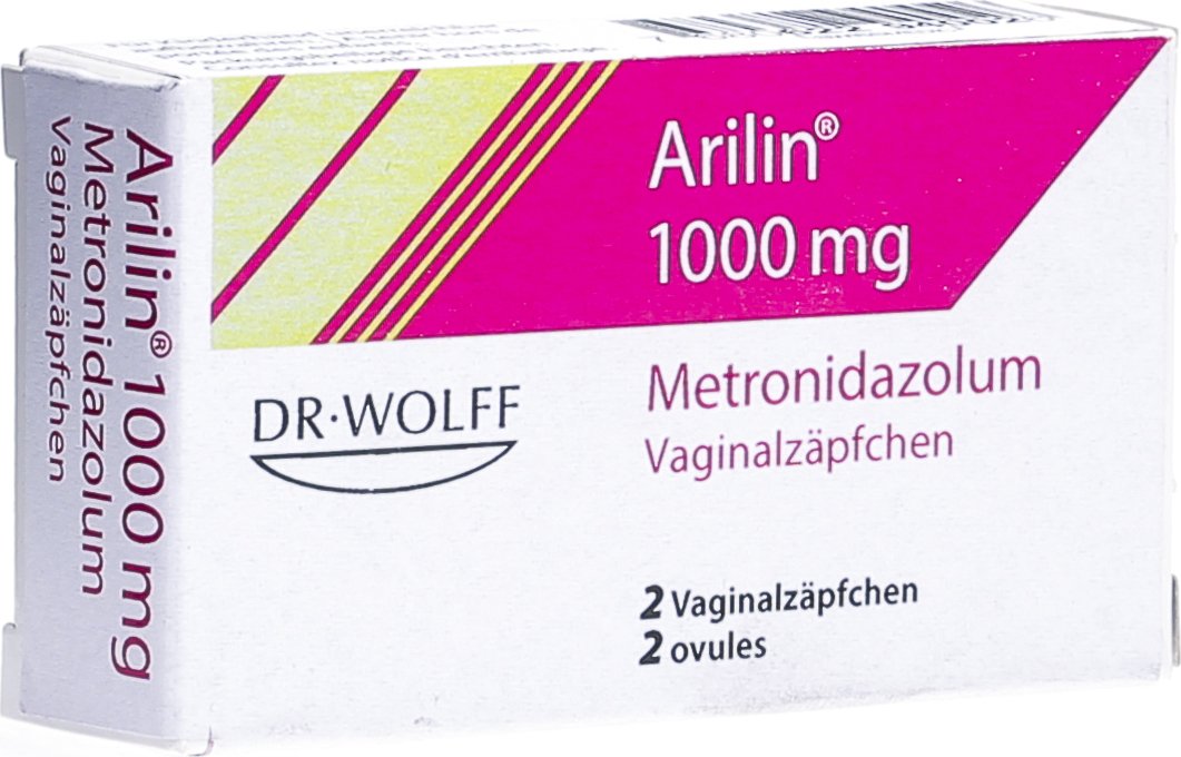 Arilin Vaginalzäpfchen 1000mg 2 Stück in der Adler Apotheke
