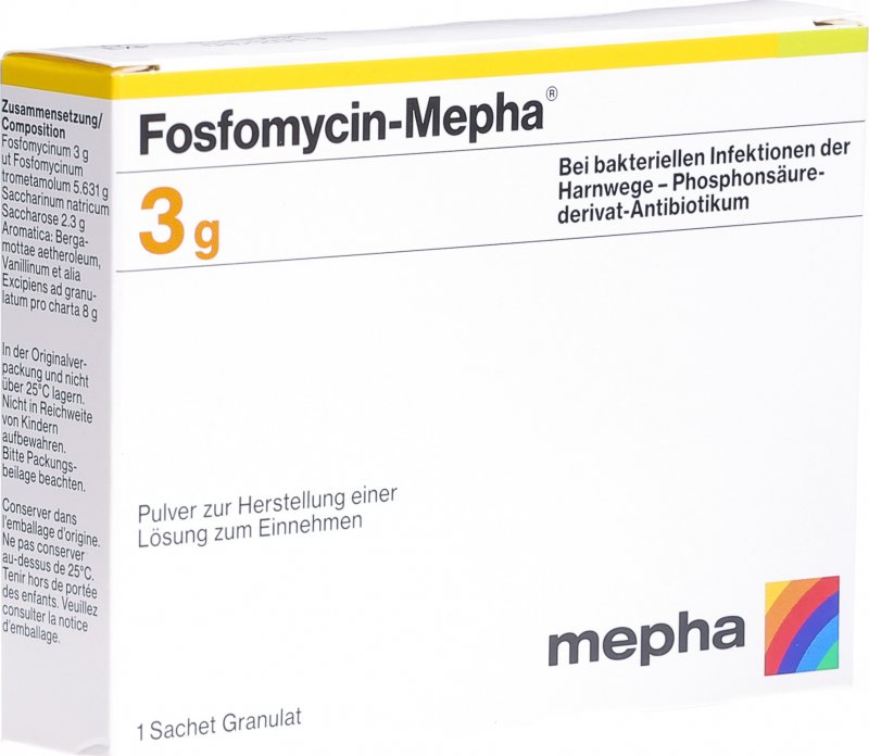 Fosfomycin Mepha 3g Pulver für Lösung Zum Einnehmen B in der Adler Apotheke Fosfomycin Mepha 3g Pulver für Lösung Zum Einnehmen B in der Adler Apotheke