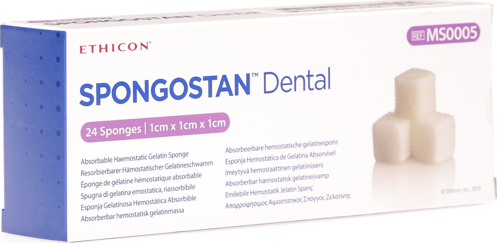 Spongostan Dental 1x1x1cm 24 Stück in der Adler Apotheke