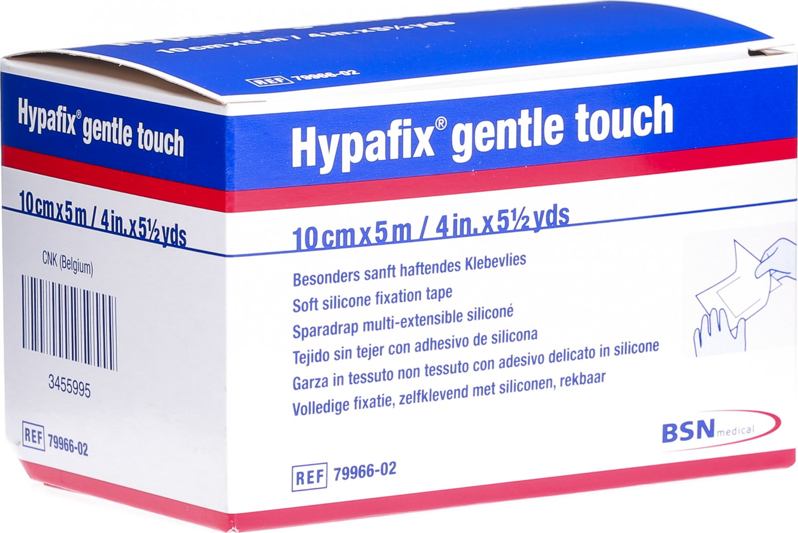 Hypafix Gentle Touch Klebevlies 10cmx5m in der Adler Apotheke