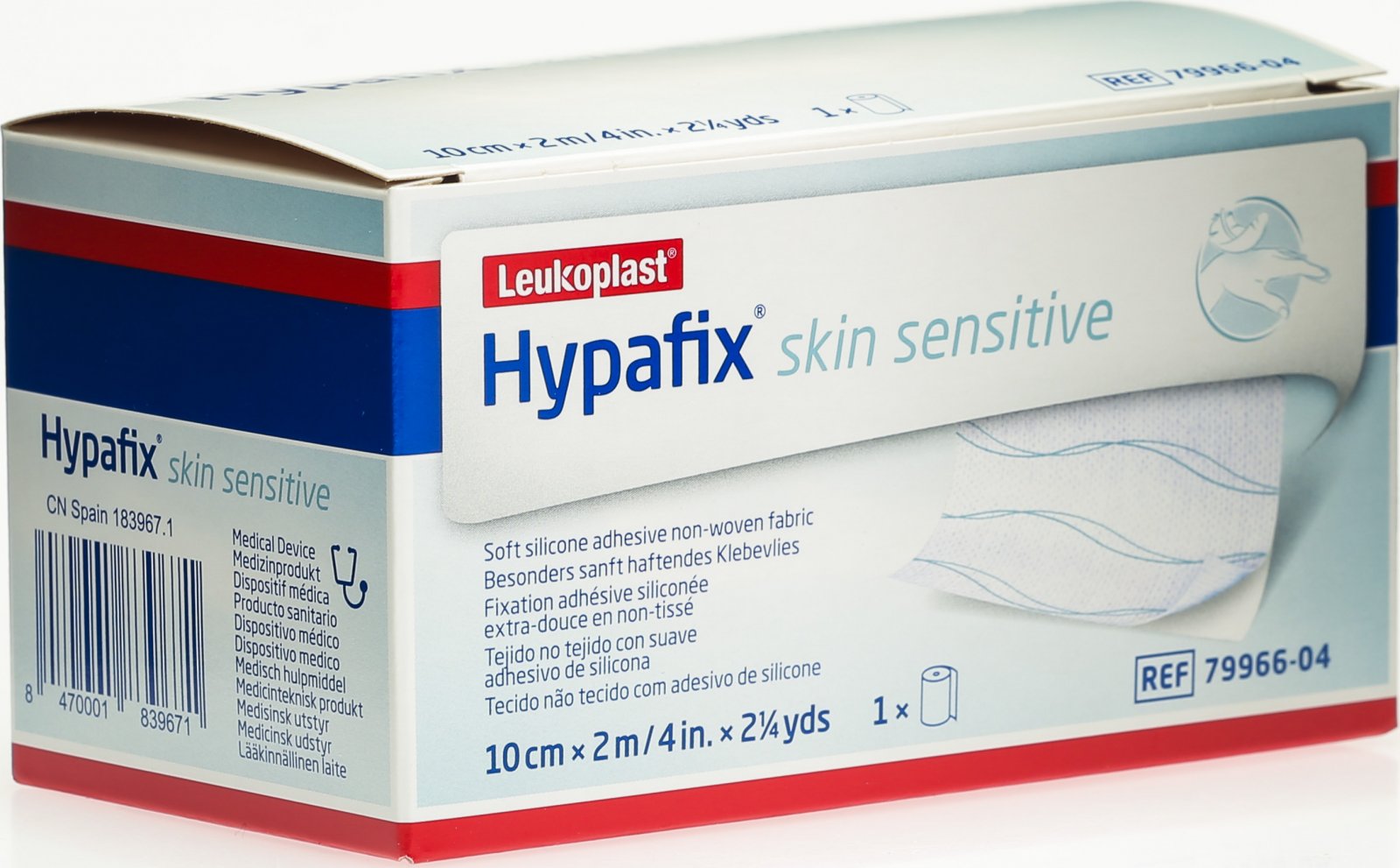 Hypafix Gentle Touch Klebevlies 10cmx2m in der Adler Apotheke