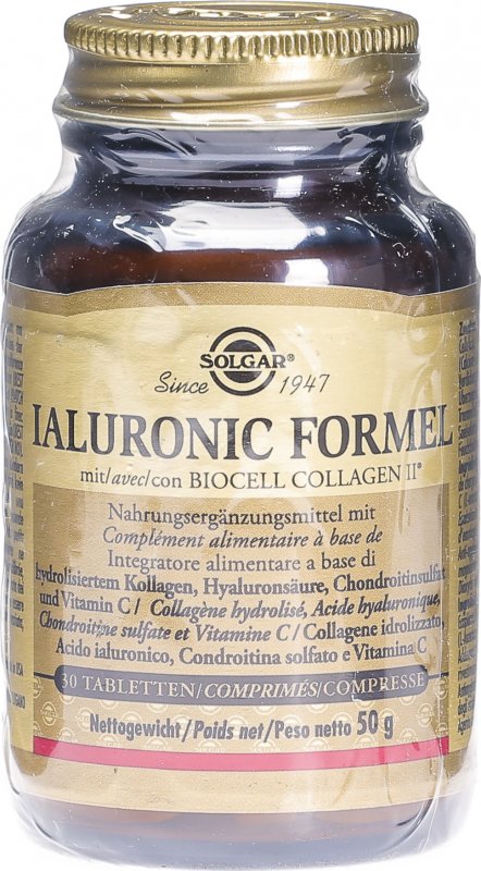 integratore acido ialuronico e collagene solgar