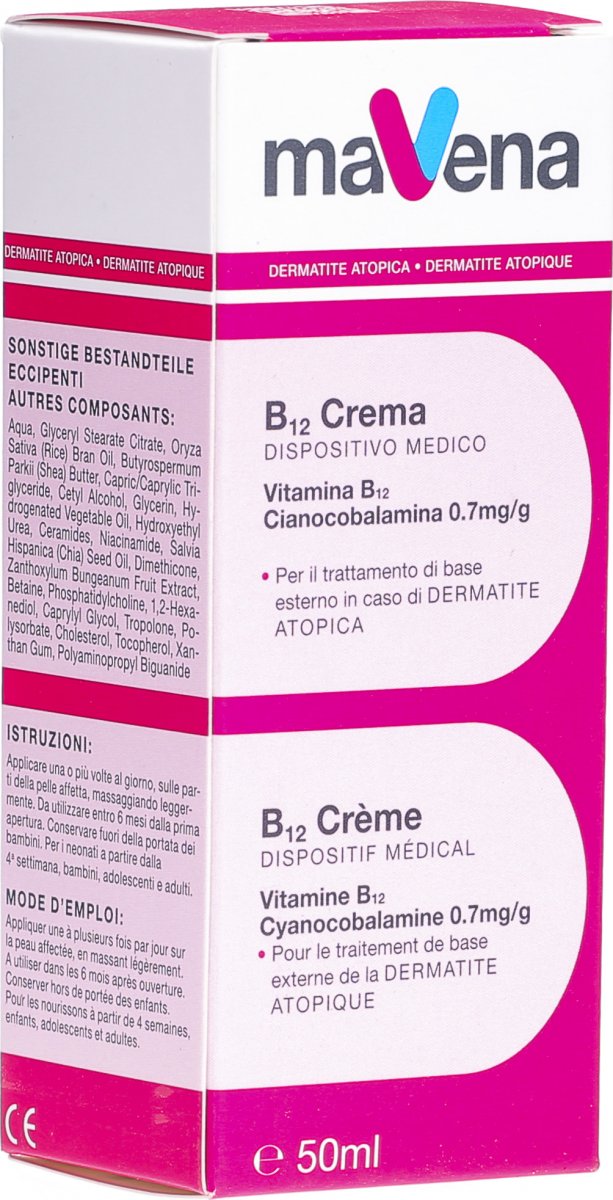 Mavena B12 Creme Tube 50ml in der Adler Apotheke