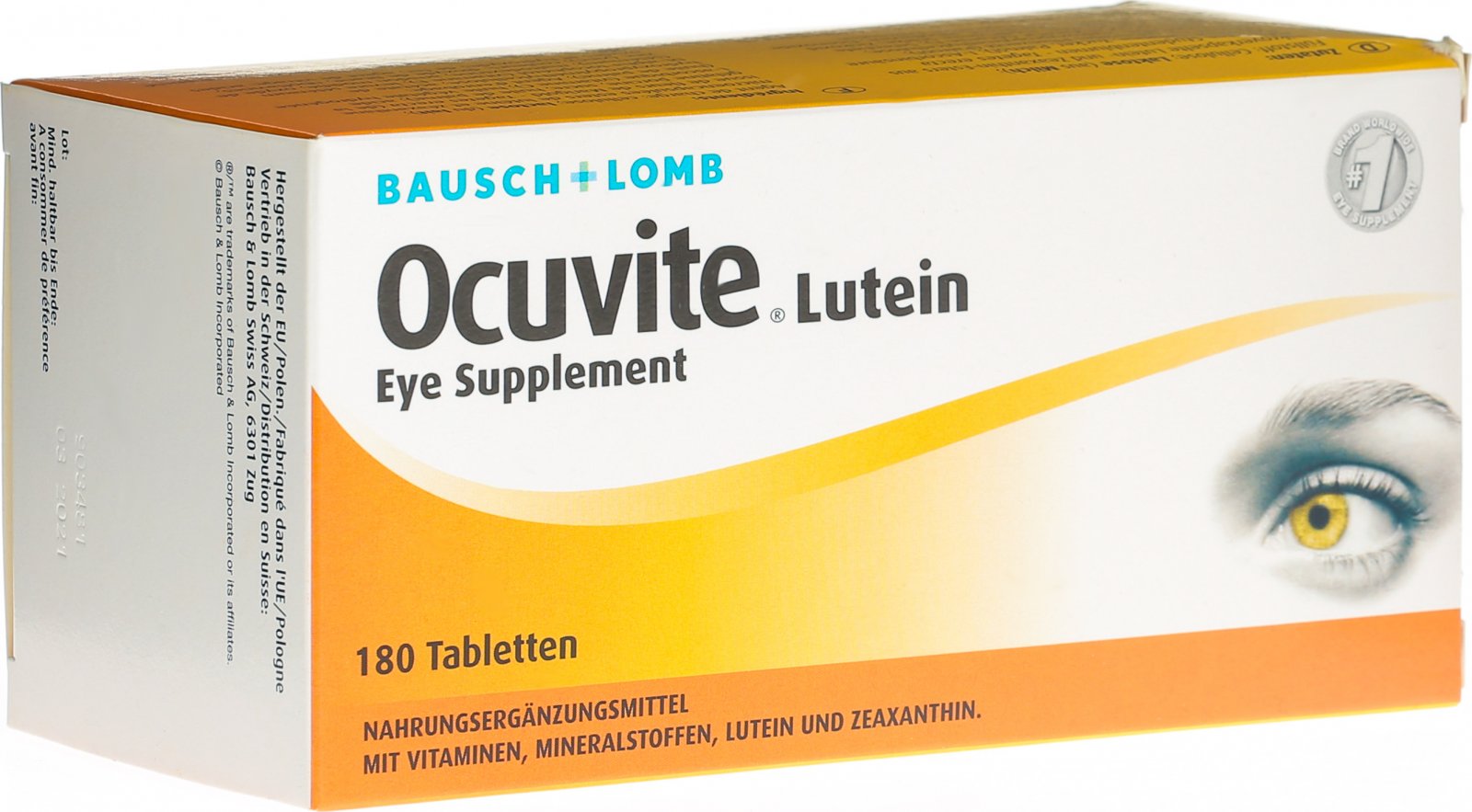Ocuvite Lutein Tabletten 180 Stück in der Adler Apotheke