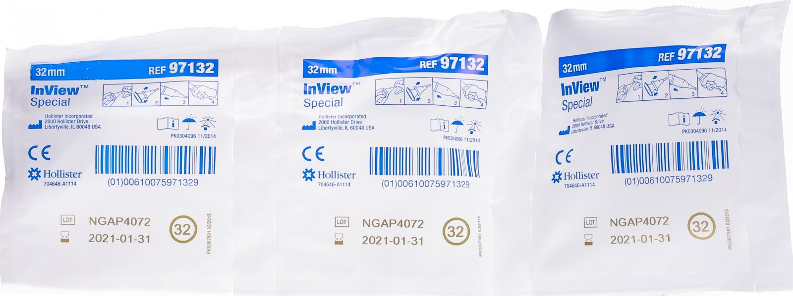 Hollister Inview Kondom Urinal 32mm Kurz 30 Stück in der Adler Apotheke