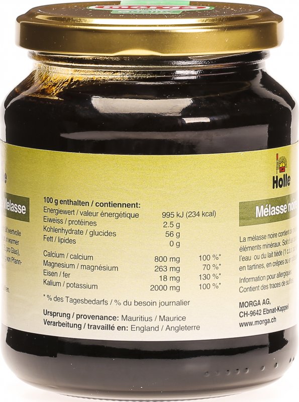 Schwarze Melasse Schwarze Melasse