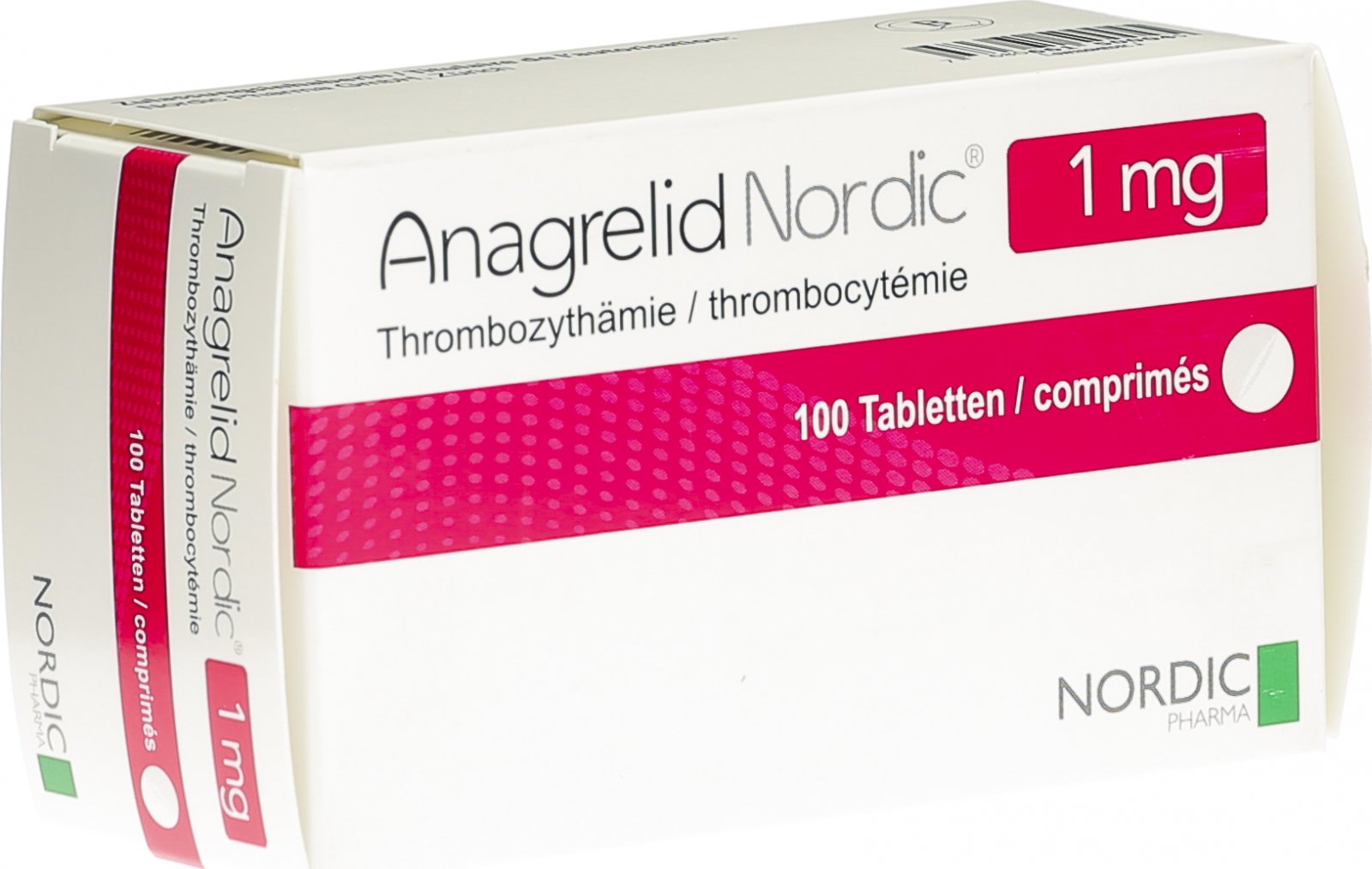 Anagrelid Nordic Tabletten 1mg 100 Stück in der Adler Apotheke