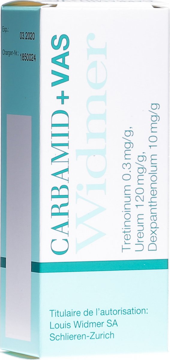 Carbamid Vas 0 03 Widmer Creme 30ml in der Adler Apotheke