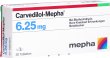 Produktbild von Carvedilol Mepha Tabletten 6.25mg 30 Stück