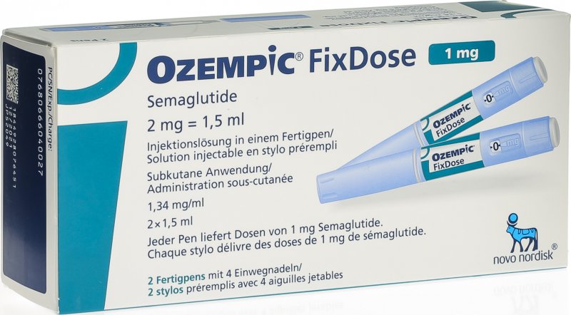 Ozempic Fixdose 2mg/1.5ml 2 Fertpen 1.5ml in der Adler Apotheke