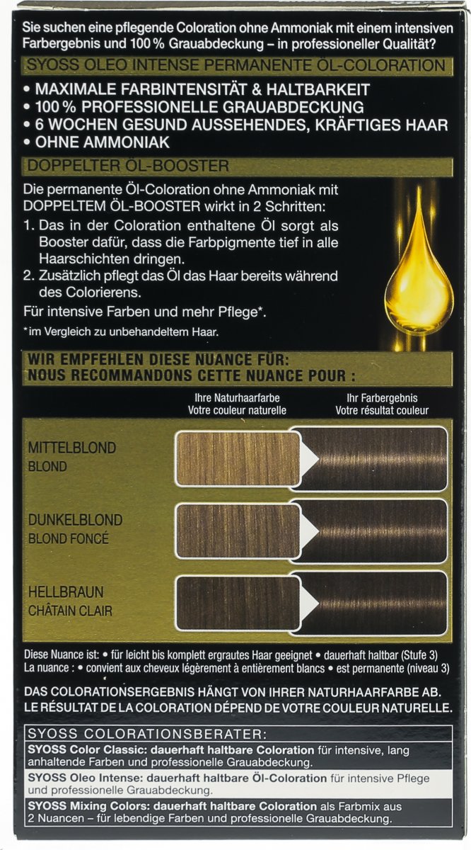 syoss oleo intense 5 54 kuhles hellbraun