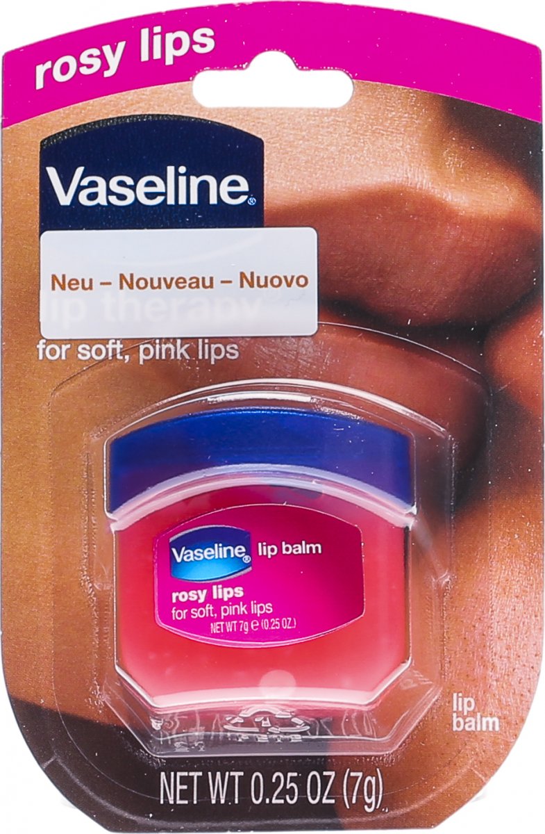 Vaseline Lip Care Mini Jar Rosy 7g in der Adler Apotheke