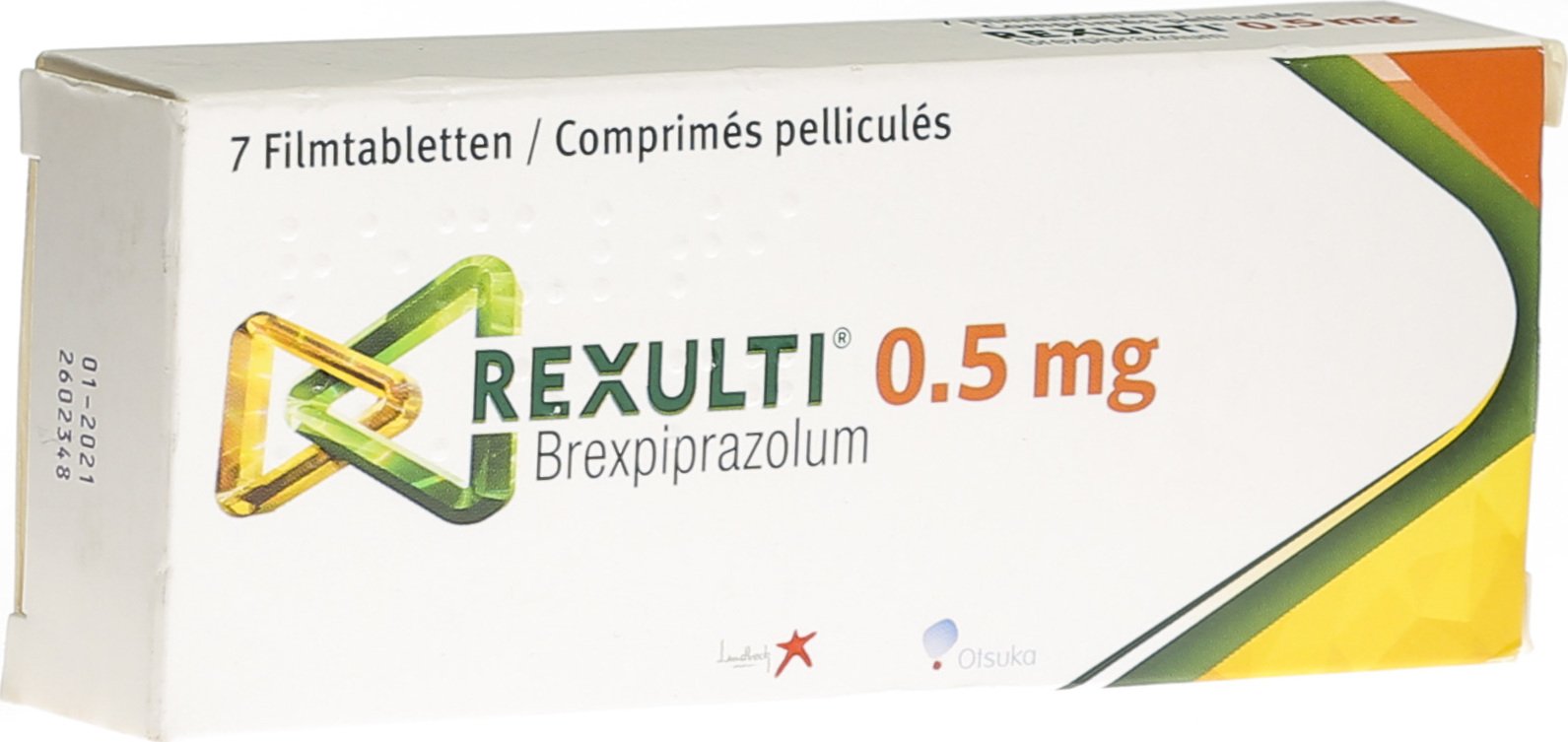 Rexulti Filmtabletten 0.5mg 7 Stück in der Adler Apotheke