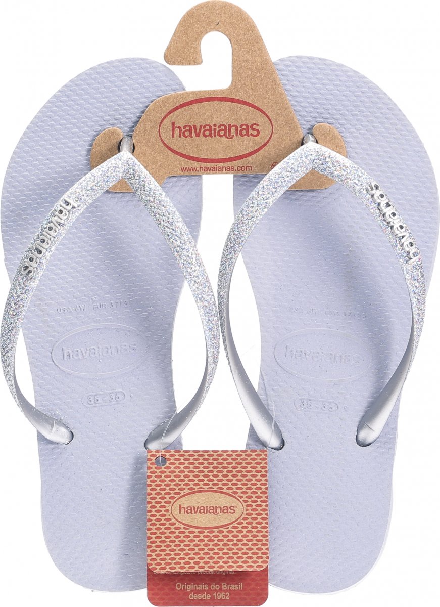 havaianas grey glitter