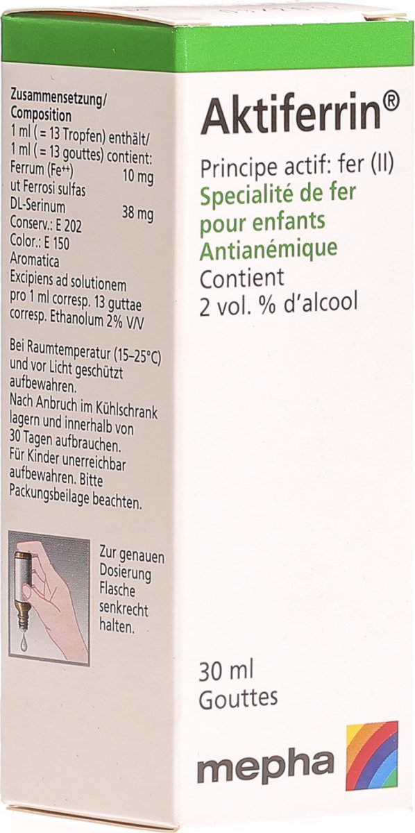 Aktiferrin Tropfen 30ml In Der Adler Apotheke