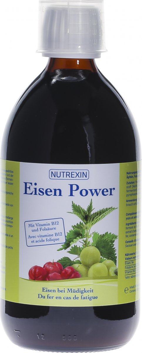Nutrexin Eisen Power Flüssig Konzentrat 500ml in der Adler Apotheke