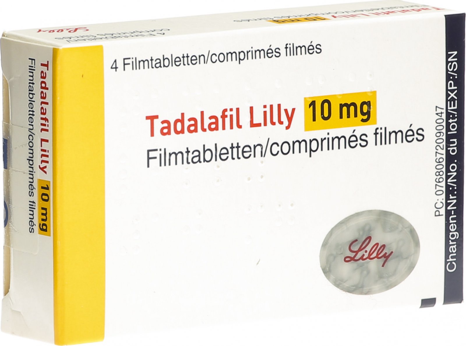 Tadalafil Lilly Filmtabletten 10mg 4 Stück in der Adler Apotheke