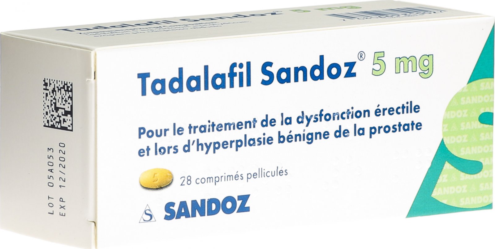 Tadalafil sandoz 5 mg