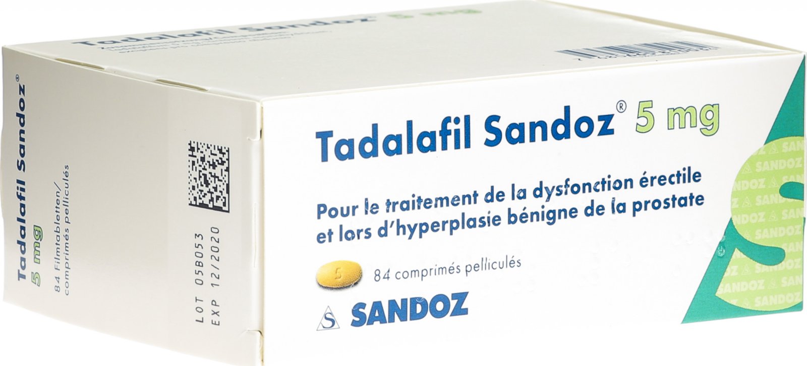 Tadalafil sandoz 5 mg online