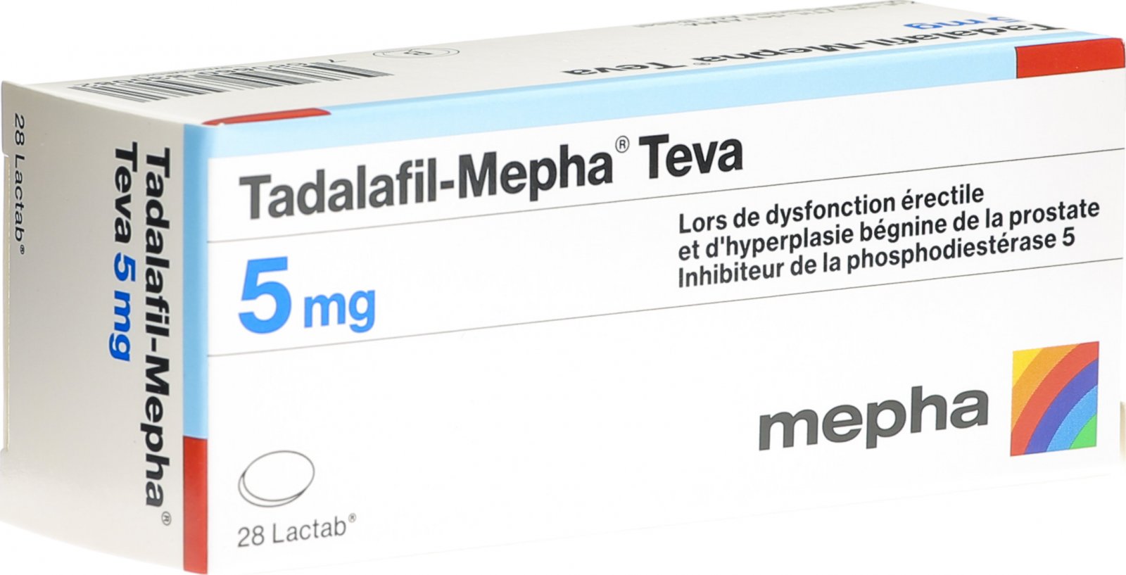 Tadalafilo Teva 5 Mg