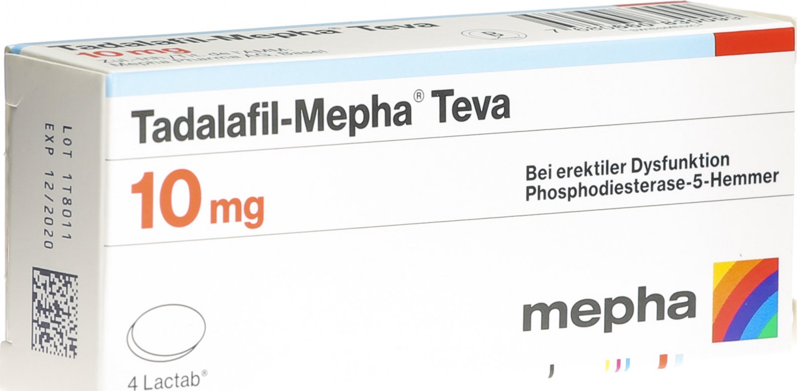 Teva tadalafil 5mg 84 comprimés